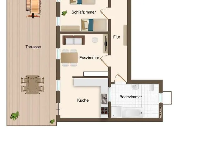 Bürgstadt, Am Bischof Mit Sonnenterrasse, 1 Bis 4 Betten Apartamento Buergstadt